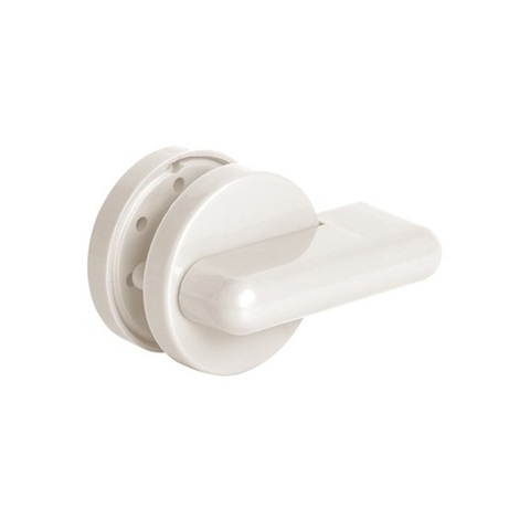 Ручка поворотная AJAX BK6 WC-CABIN PVC WH (белый) /59115/