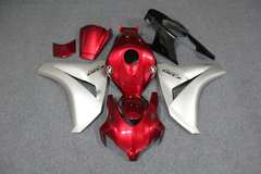 Комплект пластика для мотоцикла Honda CBR 1000RR 08-11 Красно-Серебрянный COLOR+