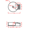 ArtCeram Cartesio CAL004 02 99 АКЦИЯ Раковина накладная, 44x36