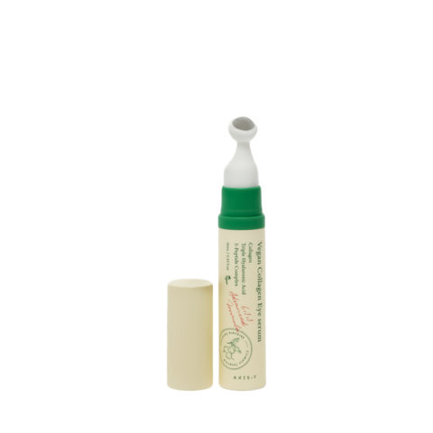 Пептидная сыворотка для век с массажным аппликатором AXIS-Y Vegan Collagen Eye Serum