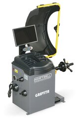 KraftWell GRAVITA KRW245 Балансировочный станок автомат с ЖК монитором 19", лазер, ГОЛОС