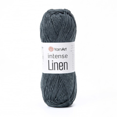Пряжа YarnArt Intense Linen, Темно-серый