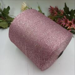 Sequin Lurex люрекс с пайеткой 3000м/100гр 015 Лиловый пыльный, пайетка галографическая