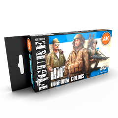 Набор красок AK interactive IDF Uniform Colors Set 3G, 6 красок