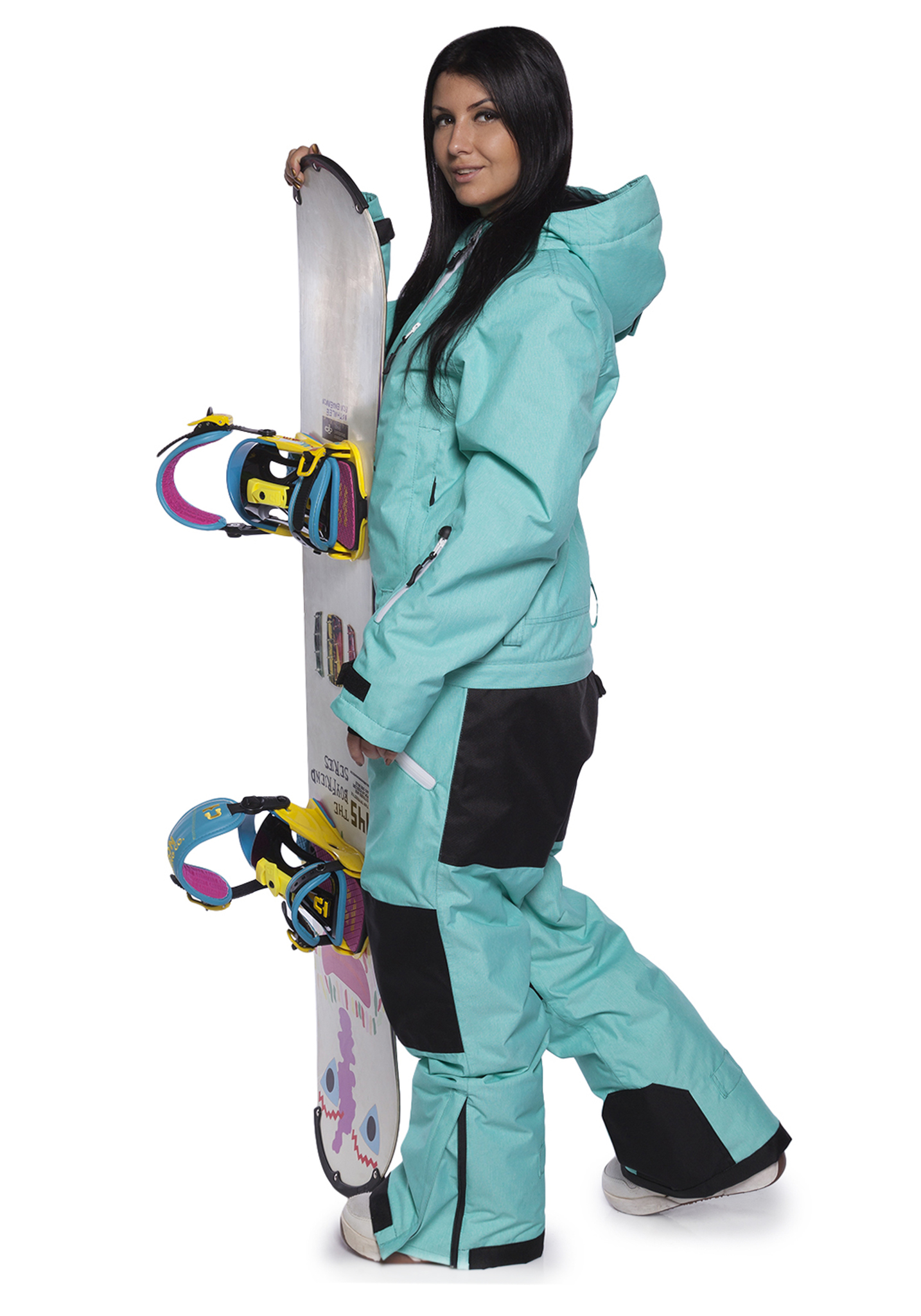 COOL ZONE KITE сноубордический комбинезон женский бирюзовый - 3