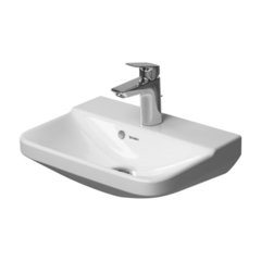 Duravit P3 Comforts 716450060 Раковина для рук с перел., Без отв. под смес., вкл. заглушку для перелива, хром, 450x320мм, цвет: Белый фото