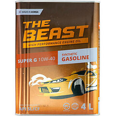 E0108L04U1 THE BEAST Синт-ое мот.масло SUPER G 10W-40 (4л) - 4 л