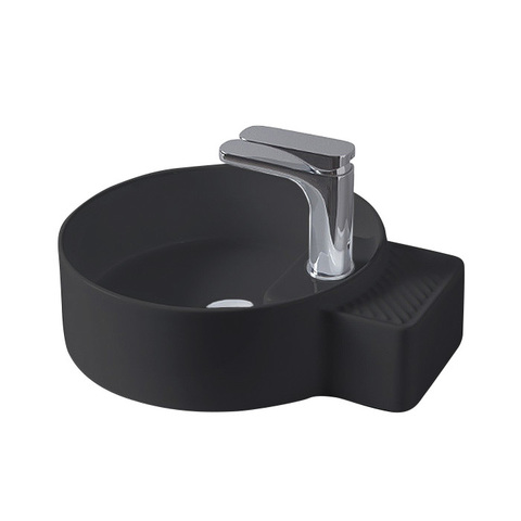 ArtCeram Cartesio CAL004 03 00 NERO *1 Раковина накладная, 44x36, цвет: чёрный