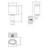 Gessi Ovale 25618#299 Стакан настенный черный, цвет: Black XL