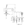 Kludi Ameo 414240575 Смеситель на борт ванны, цвет: хром