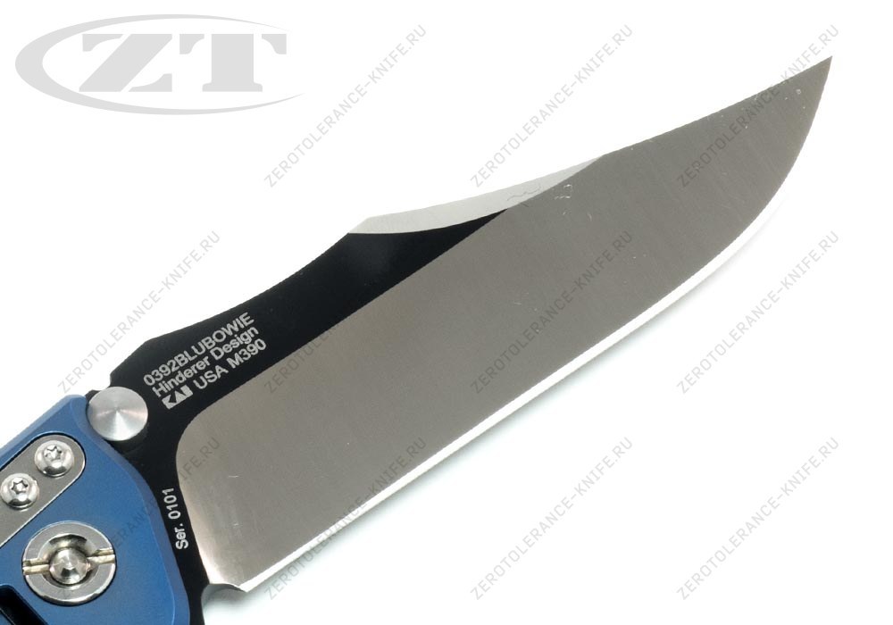 Нож Zero Tolerance 0392BLUBOWIE Hinderer - фотография 