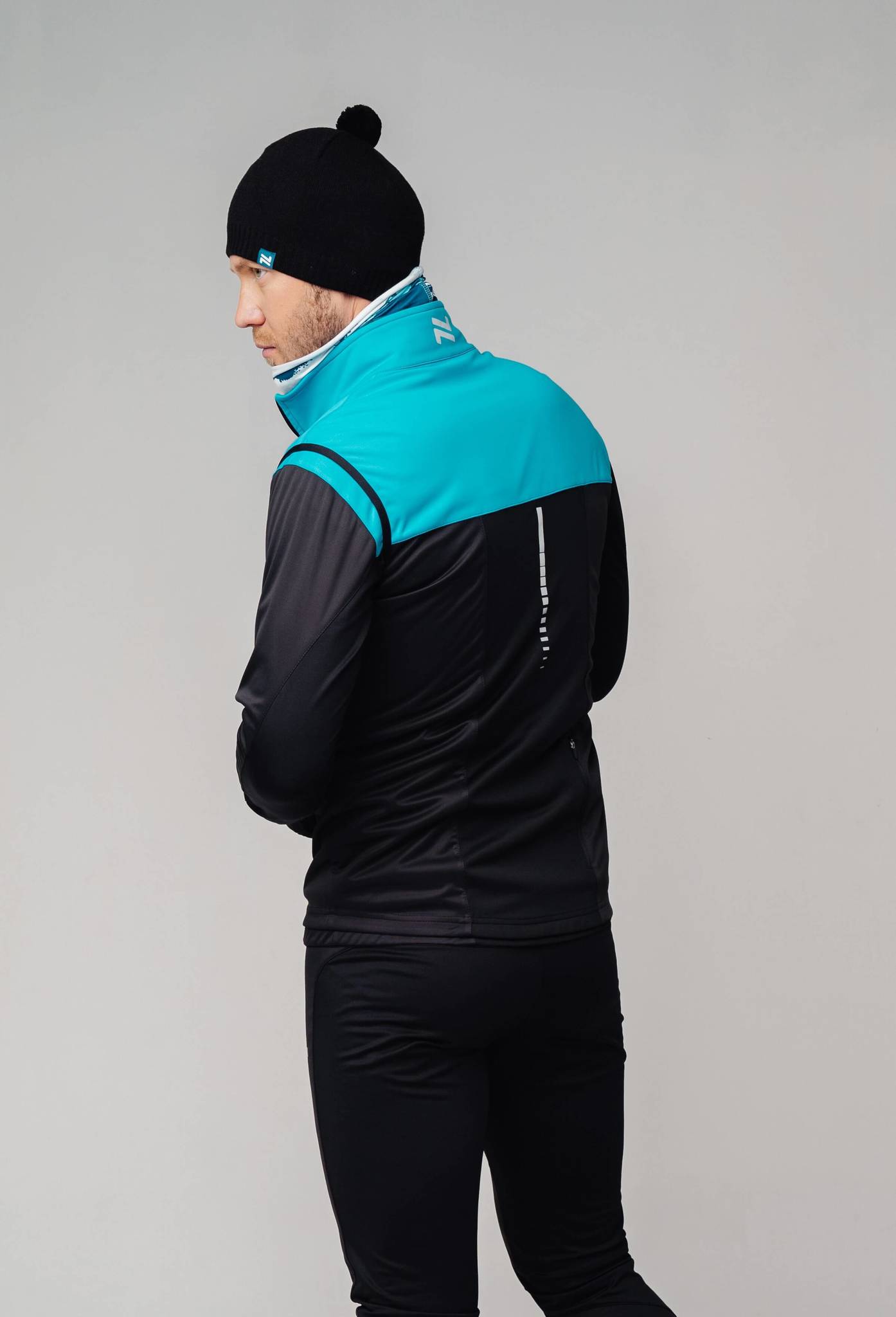 Nordski Pro лыжный жилет мужской breeze-black - 3