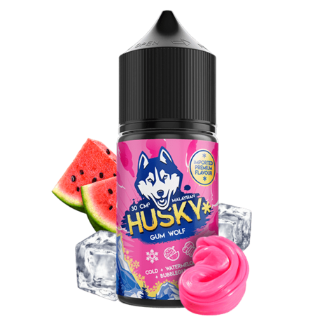 Жидкость HUSKY IMPORT MALAYSIAN SALT (20MG) 30 ml - Gum Wolf (Арбузная жвачка)