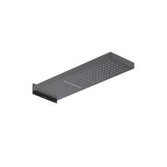 Aquatek AQ2085MB Настенный верхний душ 2 jet 550*170*30 мм, матовый черный фото