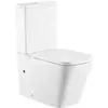 Abber Rechteck AC1210T Унитаз напольный с бачком, цвет: белый
