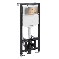 WasserKRAFT Aller 10TLT.010.ME.RG02 Инсталляция для унитаза с клавишей фото