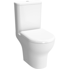 VitrA Zentrum 9012B003-7209 Унитаз ободковый Open-back + тонкое сиденье с микролифтом фото