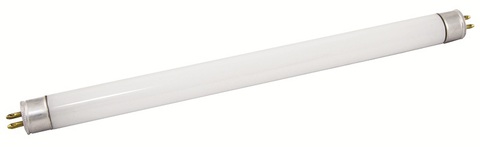 Лампа люминесцентная линейная двухцокольная ЛЛ-16/6 Вт, T5/G5, 6500 К, длина 226,3мм TDM
