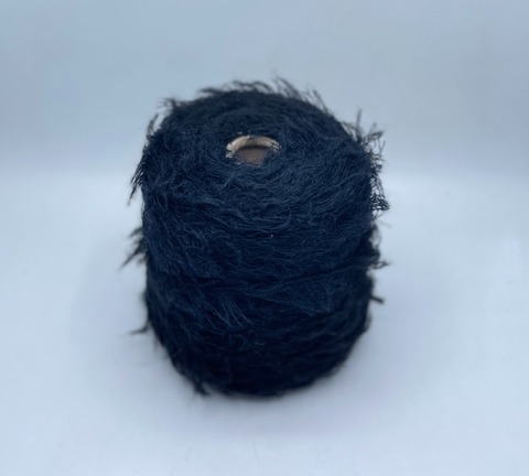 Torcitura di domaso (пр.Италия),art.Cufur, 83м / 100 гр. 40% Мохер, 4% Меринос, 56% Полиамид, цвет-Черный(903), арт.36311