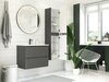 Aquanet 332505 Тумба с раковиной Эмбер 50 2 ящ. цв.белый матовый (раковина Urban) (332505)