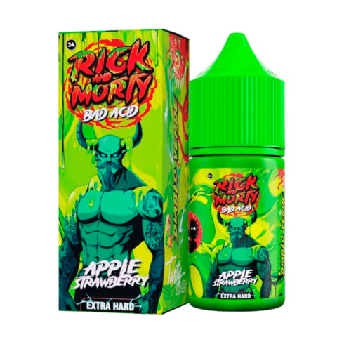 Rick & Morty Bad Acid Salt 2% Extra HARD 30 ml - Яблоко Клубника