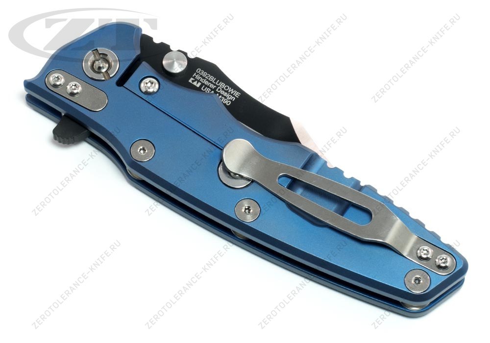 Нож Zero Tolerance 0392BLUBOWIE Hinderer - фотография 