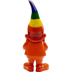 Фигура декоративная Gnome Standing Rainbow «Радужный стоячий гном» 46 см, Оранжевый