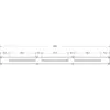 Cezares LUX-LD-90-BORO Душевой лоток 90 см