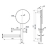 Ideal Standard Alu+ Beauty Bar S BD588XG Комплект аксессуаров
