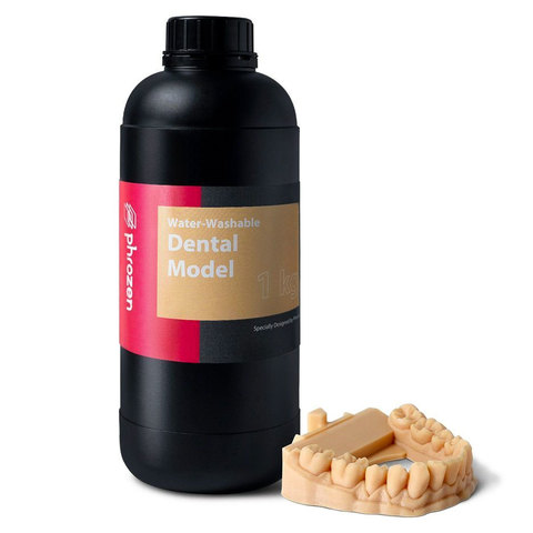 Фотополимер Phrozen Water Washable Dental Model, бежевый (1 кг)