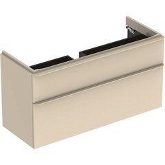 Geberit Smyle Square 500.355.JL.1 Тумба под раковину 118.4x61.7x47см, Песчаный глянец / Высокоглянцевое покрытие фото