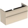 Geberit Smyle Square 500.355.JL.1 Тумба под раковину 118.4x61.7x47см, Песчаный глянец / Высокоглянцевое покрытие