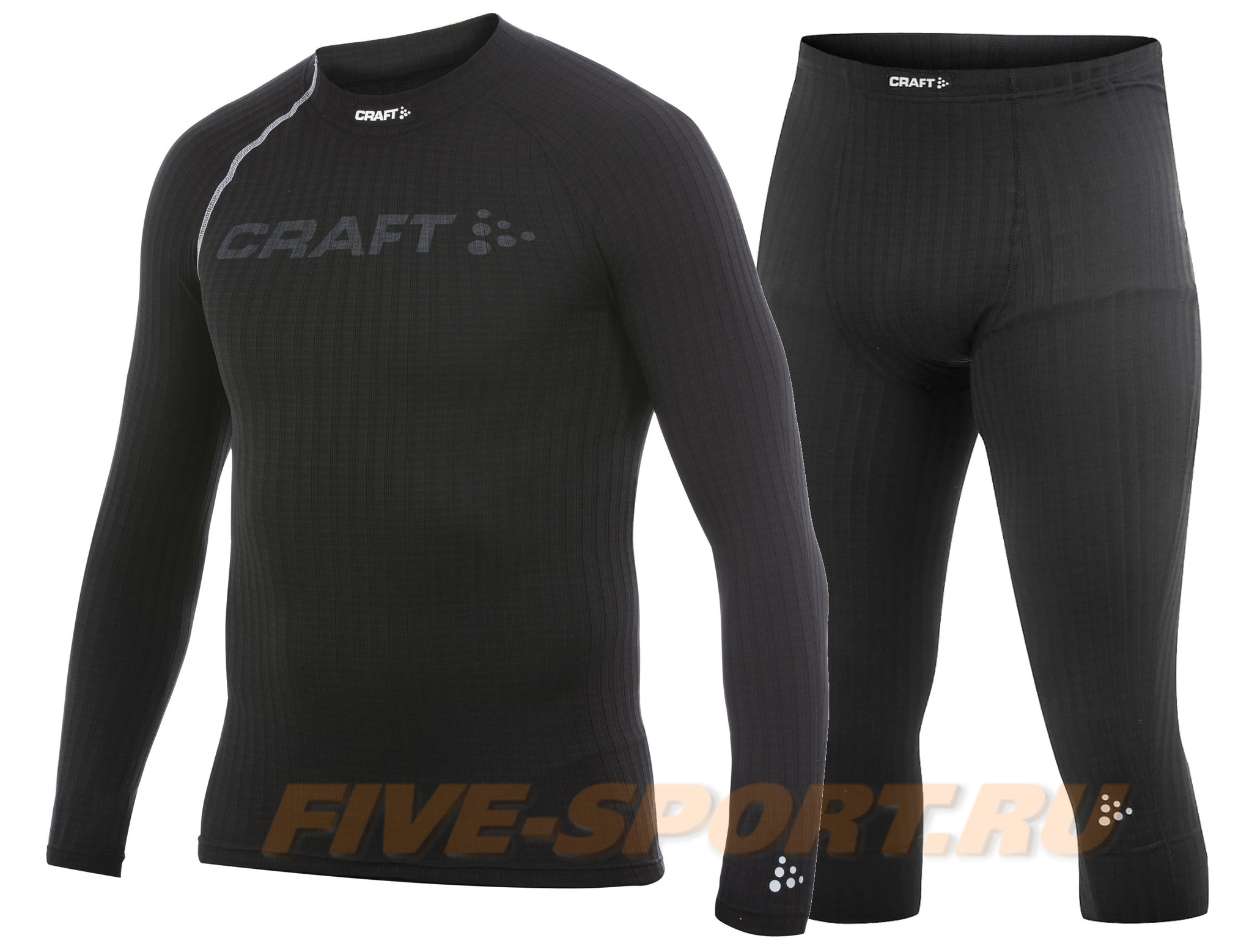 Комплект термобелья Craft Active Extreme черный капри