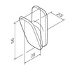 Am.Pm A50A35522 Inspire V2.0. Крючок для полотенец. черный. шт