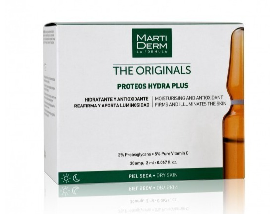 Ампулы для сухой и обезвоженной кожи MartiDerm Proteos Hydra Plus 30*2мл