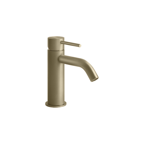 Gessi 316 54002#727 Смеситель для раковины на 1 отверстие, без донного клапана, цвет Brushed Brass PVD
