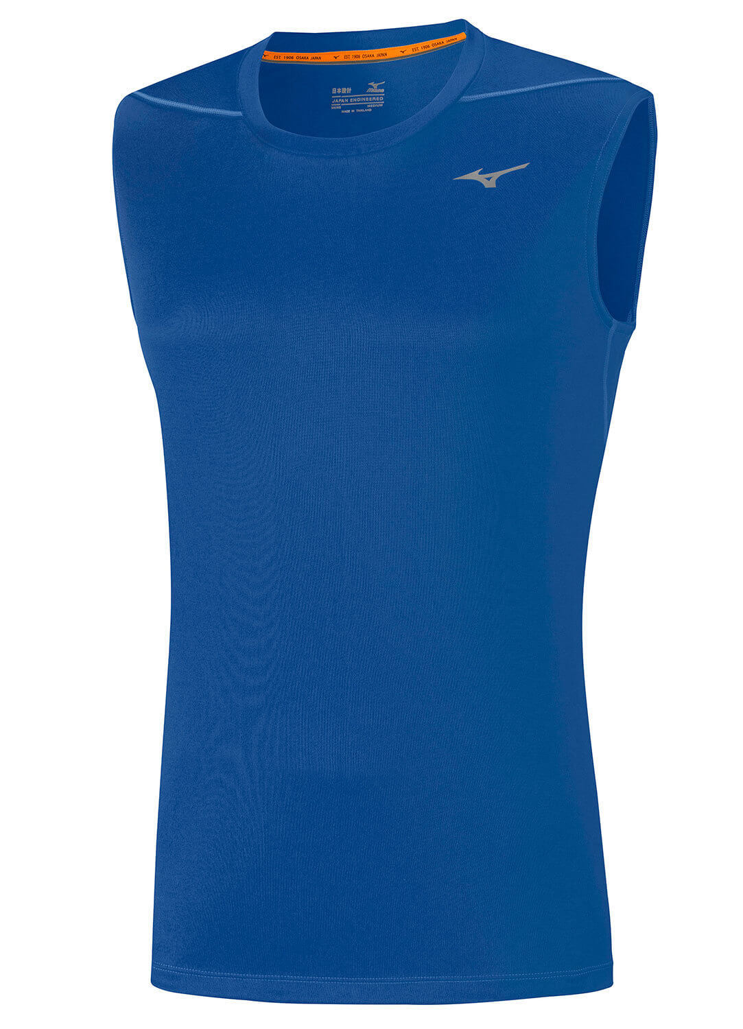 Майка для бега мужская Mizuno Core Sleeveless синяя
