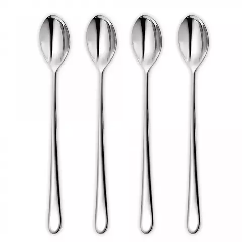 Набор из 4-х ложек с длинной ручкой ROBERT WELCH Kingham Bright арт.KIGBR1025V/4
