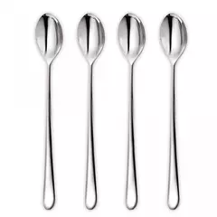 Набор из 4-х ложек с длинной ручкой ROBERT WELCH Kingham Bright арт.KIGBR1025V/4