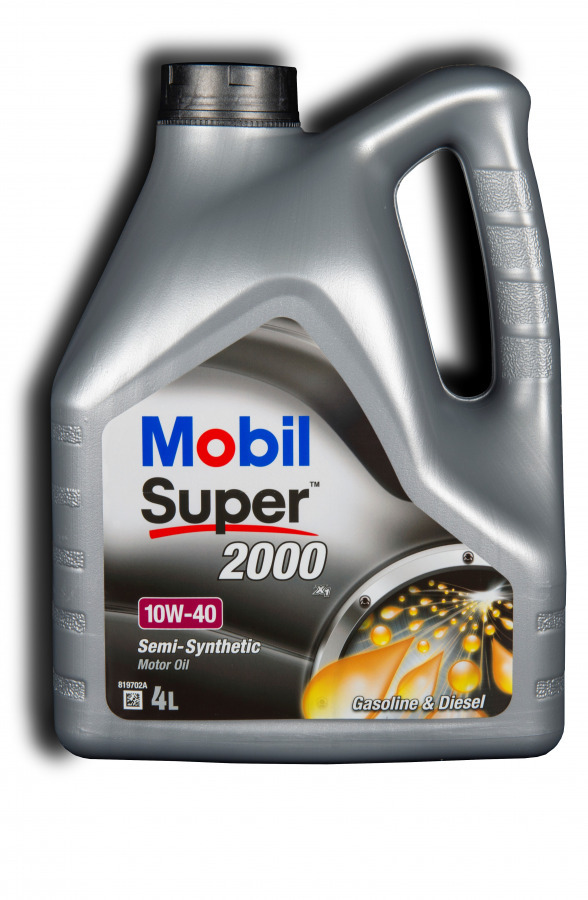 Моторное масло Mobil Super 2000 X1 10W40 полусинтетическое 4л