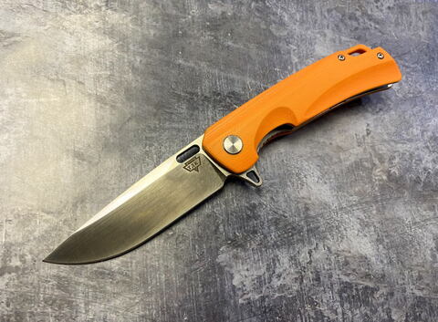 Складной нож Нус Orange, сталь D2, G-10, ТДК Кизляр