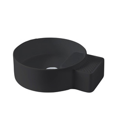 ArtCeram Cartesio CAL004 17 99 NERO MATT *0 Раковина накладная, 44x36, цвет: чёрный фото
