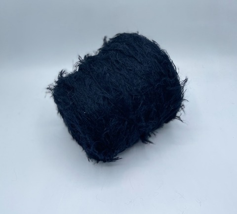 Torcitura di domaso (пр.Италия),art.Cufur, 83м / 100 гр. 40% Мохер, 4% Меринос, 56% Полиамид, цвет-Черный(903), арт.36311