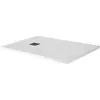 BelBagno TRAY-MR-UNO-AH-120/80-35-W-NO Поддон из искусственного мрамора в комплекте с сифоном с чёрной матовой декоративной накладкой