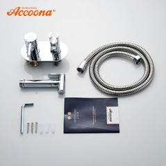 Встраиваемый смеситель с гигиеническим душем Accoona A3290-1