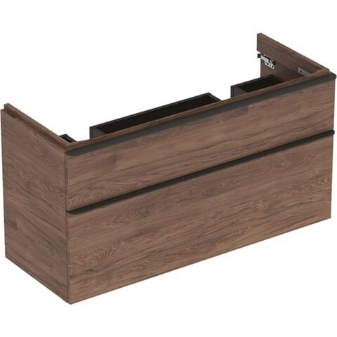 Geberit Smyle Square 500.356.JR.1 Тумба под раковину 118.4x61.7x47см, Пекан / Меламин, древесная структура