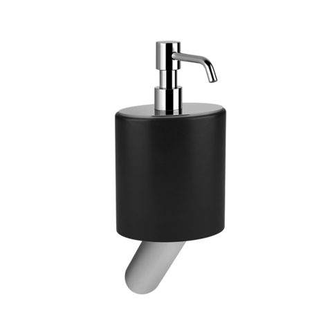 Gessi Ovale 25624#299 Дозатор для жидкого мыла настенный черный, цвет: Black XL