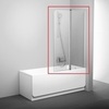 Ravak 7QRA0C00Z1 шторка для ванны CVS2-100 R блестящий+стекло Transparent