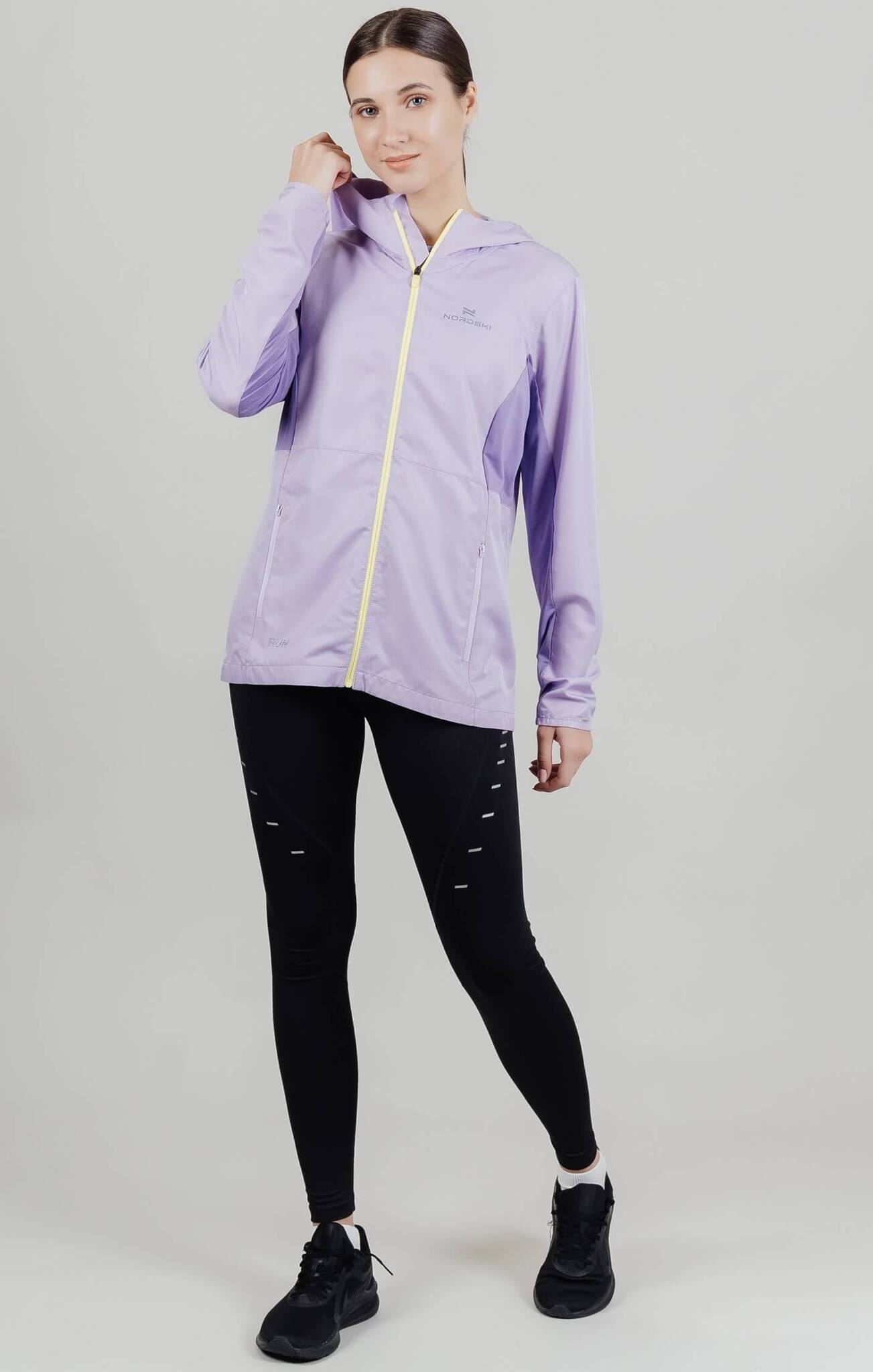 Женская ветровка для бега Nordski Run lilac - 9