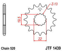 Звезда ведущая JTF1439 14
